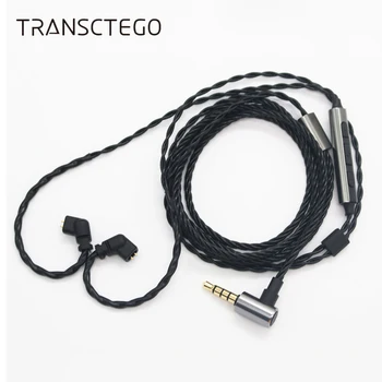 0.78 mm 30 Core Upgrade-Cablu cu Microfon QDC Căști HIFI Înlocuire Cablu 2Pin pentru KZ ZSN PRO X ZST ZSX ASX AS16 ST1 TRN CCA 16