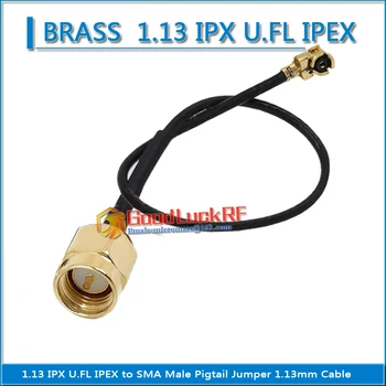 1.13 IPX U. FL IPEX Să-SMA Male Conector Coaxial RF Pigtail Jumper 1.13 mm extinde Cablu 4