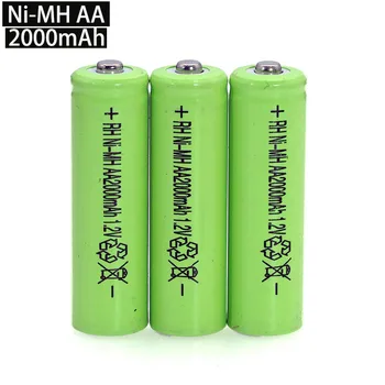 1.2 V AA Ni-MH Battery 1.2 v 2000mAh Baterie Reîncărcabilă de Mare Capacitate Camera/Microfon/Mouse /jucarii baterii 14