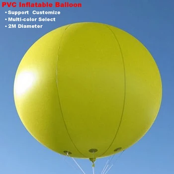 1,5 M/1.8 M/2M PVC Gonflabile Publicitare Gigant Balon Rotund Cer heliu Balon Suppot dimensiunea personalizate logo-ul Multi-culoare opțional