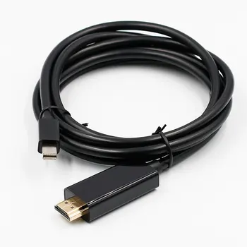 1,8 m 1080p Thunderbolt Mini Display DP la HDMI compatibil cu Cablu de sex Masculin de sex Masculin Adaptor pentru Macbook Pro Air Proiector Camera TV 6