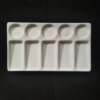 1 buc Dentare materiale de laborator 10 Slot Ceramice Paleta de amestecare placa pata de praf instrument de amestecare fără acoperire 3