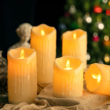 1 BUC LED fără flacără Lumânare Tealight Lumina pentru Nunta Romantic Petrecere Acasă Lumânări, Lumini de Vacanță de Crăciun de Decorare Lumanari Lampa 11