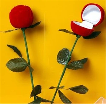 1 buc Nunta Magic - Trandafir pentru Inel Cutie de Trucuri Magice Romantic Magia Bara de Partid Pusti Accesoriu elemente de Recuzită de Comedie