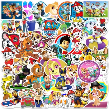 10/30/50/100buc Desene animate Disney PAW Patrol Autocolante Graffiti Decal Album Laptop Chitara Telefon Depozitare Decor Autocolant Copil 16