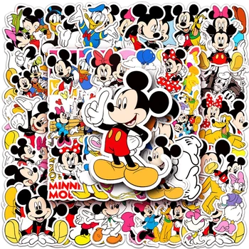10/30/50PCS Disney Drăguț Clasic de Personaj de Desene animate Mickey Mouse Autocolante Album DIY Laptop Telefon de Bagaje Autocolant Auto Copil Jucărie 8