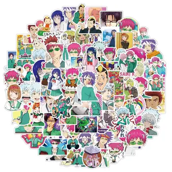 10/50/100buc Anime Dezastruoase În Viața de Saiki K Autocolante, Decalcomanii Saiki Kusuo Sticker pentru Laptop Skateboard Motocicleta 15
