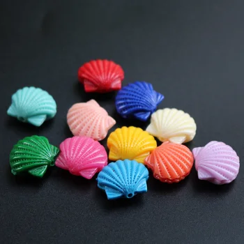 (10 bucati/lot) 16mm Artificială Coral Shell margele Cabochon de Moda Beadsmulti - culoare pentru a face Bijuterii 1