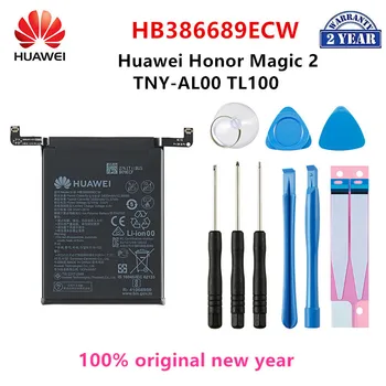 100% Orginal Huawei HB386689ECW 3500mAh Acumulator Pentru HUAWEI Honor Magic 2 TNY-AL00 TL100 Baterii de Telefon Mobil+Instrumente 11