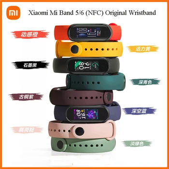 100% Original Xiaomi Mi Band 6 Curea de Silicon miband 6 Înlocuire Brățară Bratari pentru xiaomi mi band 5 km band6 Curea de mână