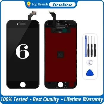 100% Testat de Calitate de Top de Afișare pentru Iphone 6 LCD Touch Ecran de Înlocuire Ansamblu Digitizer Pentru Iphone 6 Pantalla Nici un Rău Pixeli 9