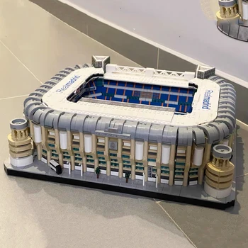 10299 5876pcs Idei Celebru Stadionul Santiago Bernabeu Real Madrid Moc Caramizi Modulare punct de Reper Model de Bloc de Jucarie pentru Copii Cadouri 14