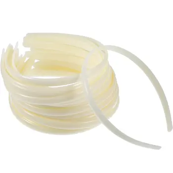 10buc ABS Simplă Bandă de Bază 10-25 mm Nr. Dinti Benzi din Plastic Alb Cap Hoop Bezel pentru DIY Fete Femeie Hairwear Accesorii 11