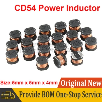 10buc CD54 Patch-uri SMD de Putere Bobină de Inductanță 5mm*5mm*4mm Lichidare Inductor 1uH de 1,5 uH 2.2 uH 3.3 uH 22uH 33uH 100uH 150uH 220uH