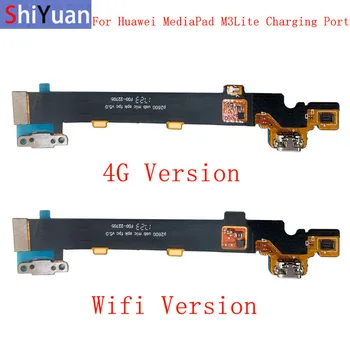 10buc USB Port de Încărcare Conector Bord Piese Flex Cablu Pentru Huawei MediaPad M3 Lite 10 Flex Cablu piesa de schimb 15