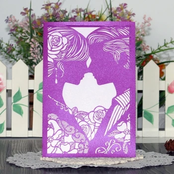 12 Culori Invitatii De Nunta Vă Mulțumesc Carduri Pentru Mariage Anniversaire De Mireasa Card Cadou Favoruri Carte De Invitație De Aprovizionare Partid