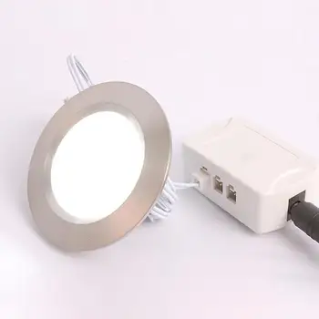 12V Tensiune Scăzută Ultra-Subțire Ascuns Mini LED Downlight LED Cabinet de Lumină Bucătărie Cabinet de Lumină Cu 2M Terminal Sârmă 13