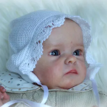 17 Inci Renăscut Baby Realiste Papusa Nevopsite Neterminate Parte DIY Gol Tik Treaz Cadou de Anul Nou LOL Jucărie Pentru Fete 13
