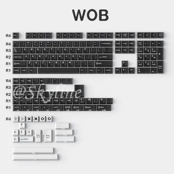 172 Chei/set Keycap WOB CMK Aifei ABS Doubleshot Buton sau MX Comutator se Potrivesc 61/64/68/87/96/104/108 Tastatura
