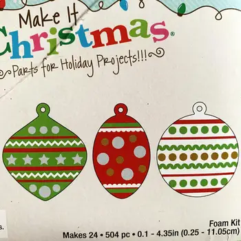 1box/LOT.face 24BUC jingle bells spuma kit de crăciun artizanat învățarea Timpurie jucarii educative Gradinita manopera proiect Distractiv OEM