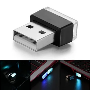 1buc Auto-Styling USB Atmosferă de Lumină LED Accesorii Auto Pentru KIA Rio k2 k3 K4 k5 KX3 KX5 Sportage R Cadenza Forte Ceed Carens 12