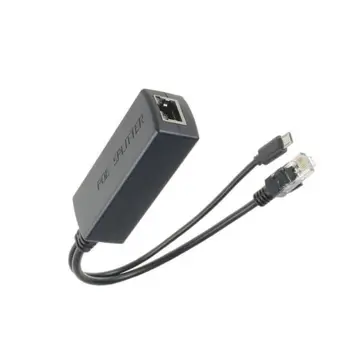 1BUC Micro USB Activ POE Splitter Power 48V la 5V 2.4 a pentru Raspberry pi 3 Consiliul de bricolaj electronice