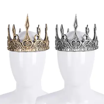 2 buc Cristal Vintage Royal Regina King, Diademe, Coroane Concurs de Bal Diademă Ornamente de Păr de Păr de Nunta Bijuterii Accesorii