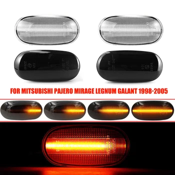 2 buc LED-uri Dinamice Lumina de Semnalizare Pentru Mitsubishi Pajero Mirage Legnum Galant 1998-2005 Partea Marker Secvențială de Semnalizare Indicator