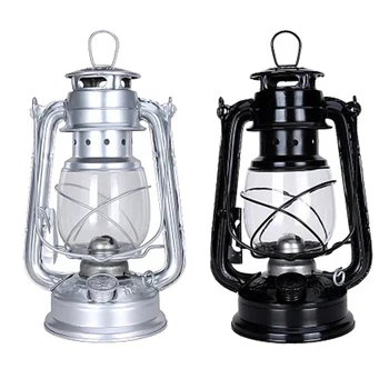 2 buc Nostalgic clasic lampă cu kerosen uragan Felinar mastlight sălbatice lumina de urgență tabără de lumină,lampă 19cm 4