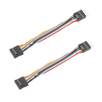 2 buc pentru Lenovo Adaptor Cablu 12P Placa de baza Obișnuiți Șasiu Cablu Adaptor 11-Orificiu 9-Pin 12