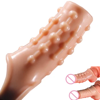 2 BUC/Set Silicon Marirea Penisului Manșon Inel de Penis Penis Blocare Sperma Sex Produsele Intarziere Ejaculare Jucarii Sexuale Pentru Bărbații Adulți 11