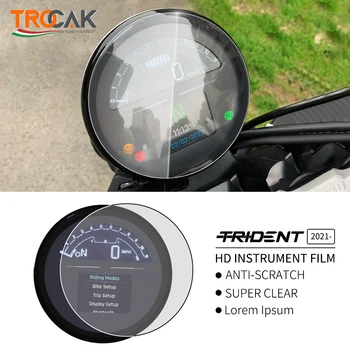 2 SET Pentru Triumph Trident 660 2021-2022 Accesorii pentru Motociclete Zero Cluster Ecran tabloul de Bord ca Instrument de Protecție de Film