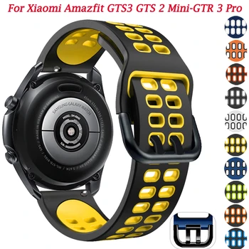 20 22MM Silicon Smartwatch Banda Curea Pentru Xiaomi Huami Amazfit GTR 42 46mm Watchband Amazfit GTS 2/2e/2 mini/GTR 3 Pro Brățară 1