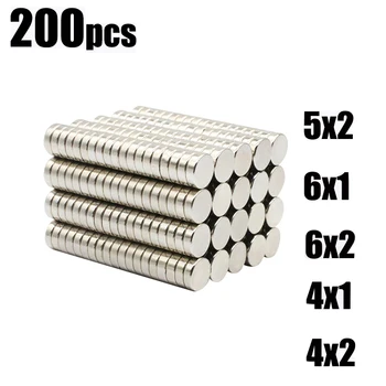 20 40 80 Buc 5x2 6x1 4x2 6x2 5x1 Magnet de Neodim NdFeB Rundă Super-Puternic, Puternică Magnetic Permanent imanes Disc 4x1 5x3 6