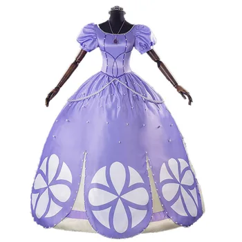 2021 mai Noi Fancy costume de Halloween pentru adulti femei cosplay costum violet rochie custom made 15