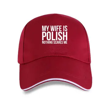 2022 Capac Pălărie Soția Mea Este Polonez Nimic Nu Mă Sperie Polonia Rădăcini Poli Șapcă De Baseball Pentru Bărbați Design Unisex Vrac Moda Primavara 5