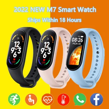2022 M7 Nou Ceas Inteligent Femei, Bărbați Copilului Sport De Moda Brățară Inteligent Actualizare Live Wallpaper Rata De Inima Pedometru Cadou Smartwatch 4