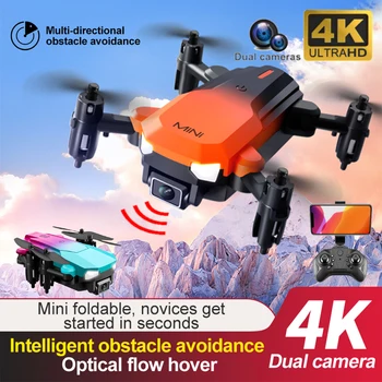 2022 Noi KK9 Mini Drona 4K HD Camera Dublă Altitudinii Wifi FPV cu Evitarea obstacolelor Funcția Pliabil Quadcopter Jucarie Cadou 4