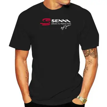 2022 Vara Moda Barbati Ayrton Senna Legenda Racer T-Shirt Tricou Dublu Partea Tees