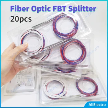 20buc Fibra Optica FBT Splitter 10/90 20/80 30/70 40/60 50/50 Diferite Tipuri 1x2 0.9 mm Dezechilibrat Cuplaj Fără Conectori 7