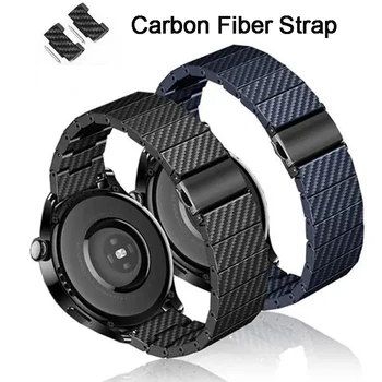 20mm 22mm Fibra de Carbon Curea Pentru Ceas Huawei 3 Pro Watchband Pentru Samsung Galaxy Watch 4 benzi Pentru Huawei Watch3 46mm GT2 Pro GT3 12