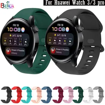 20mm 22MM Silicon WatchBand Pentru Huawei Watch 3 3 pro / 2 pro Inteligent Curea Bratara bratara Pentru Huawei Honor GS Pro WristStrap 6