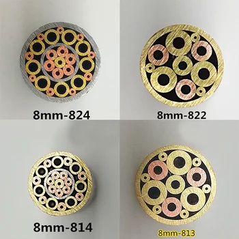 21 de Tipuri de Design 8mm Mozaic Pin Nituri pentru Cuțit Mâner Șurub Decora Stil Rafinat Lungime 9cm 3