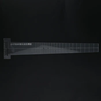 23/26 Inch Transparent Chitara Cu Grif Pod Șablon Mucegai Lutier Instrument