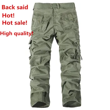 28-38 Nou 2016 Bărbați Moda Militar Cargo Pantaloni Casual, Lungi Drepte Largi Pierde Armata În Aer Liber, Joggeri Tactice Haine De Lucru Pantaloni 12