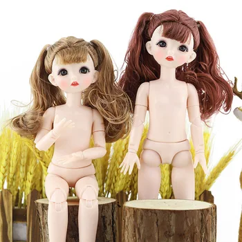 28cm Baby Doll Fata de Jucarii 1/6 Bjd Fata de 22 Articulații Mobile Corp Piele Normala a Juca Casa Diy Dress Up Accesorii Cadou 3