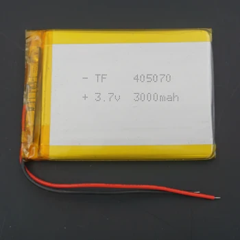 3.7 V 3000 mAh 11.1 Wh 405070 Rechageable Polimer LiPo Baterie Li Pentru GPS Difuzor DashCam PAD MIJLOCUL Music Player Recorder de Conducere