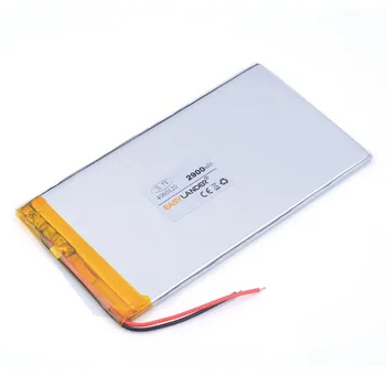 3.7 V baterie litiu-polimer 4060120 tableta baterie de 2900 mah mobile de alimentare pentru mp3 MP4 MP5 Difuzor E-book tablet pc jucarii 10