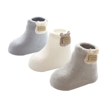 3 Perechi De Iarna Pentru Copii Șosete Cald Șosete De Bumbac Gros Pentru Fete Baietii Copil De Desene Animate Drăguț Nou-Născut Pantofi Cizme Accesorii De Îmbrăcăminte 6