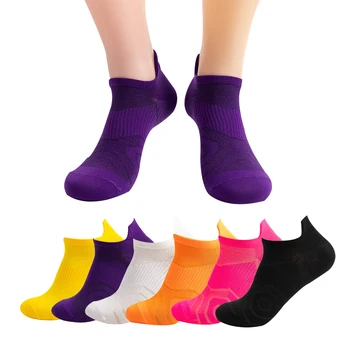 3 Perechi/lot Solid Scurt Glezna Sosete Sport Femei Străzile Culori Bomboane Șosete Moale Compresie Sosete Set Purple Unisex Socks 13